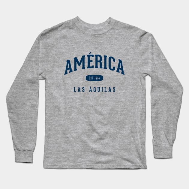 Club America Long Sleeve T-Shirt by CulturedVisuals